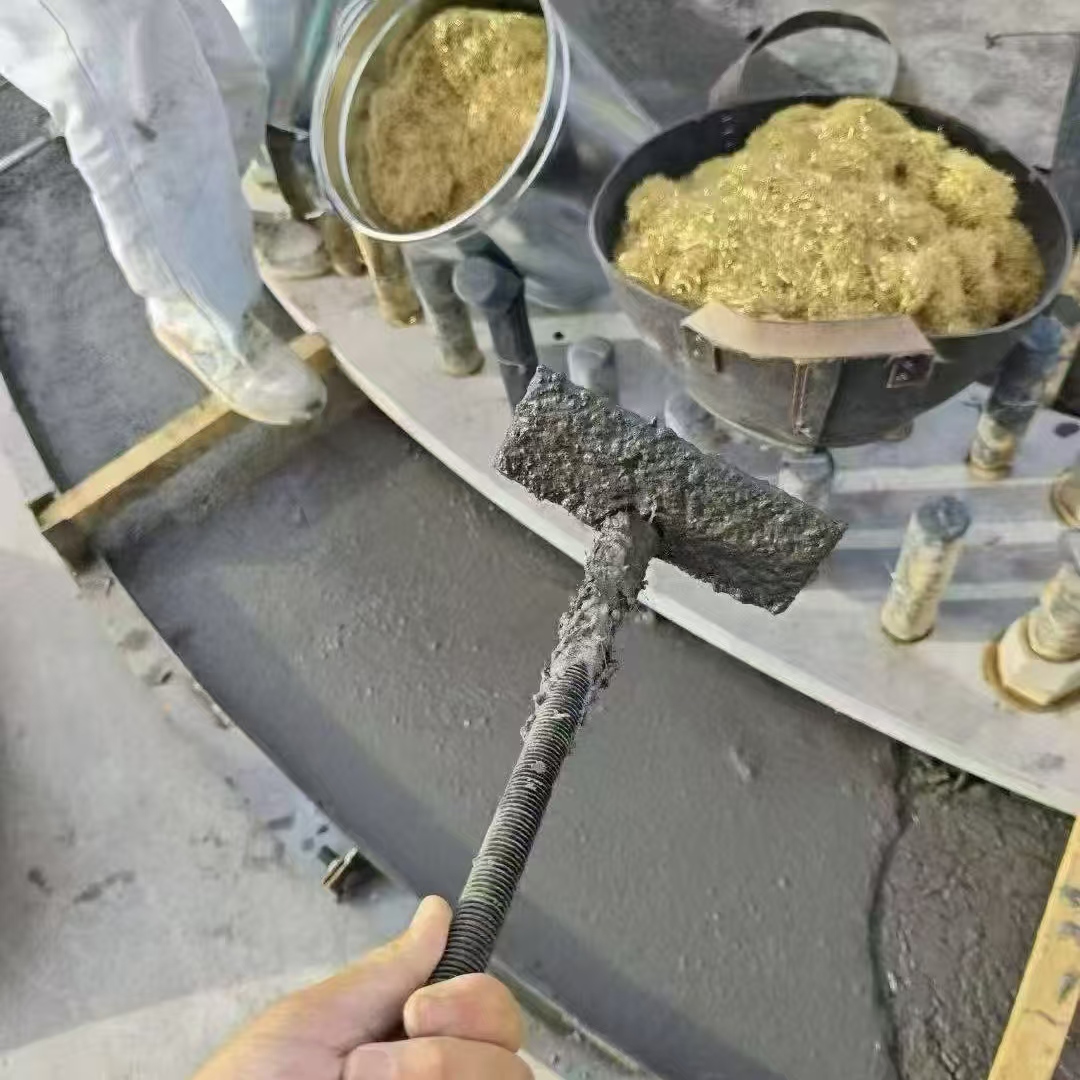 梨树C120钢纤维高强无收灌浆料 轧机压缩机汽轮机发电机锻压设备底座灌浆材料
